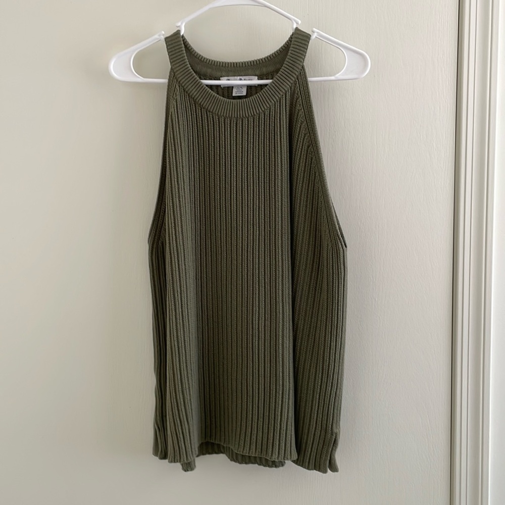 Tommy Bahama Green Sweater Tank Top.  Size: L